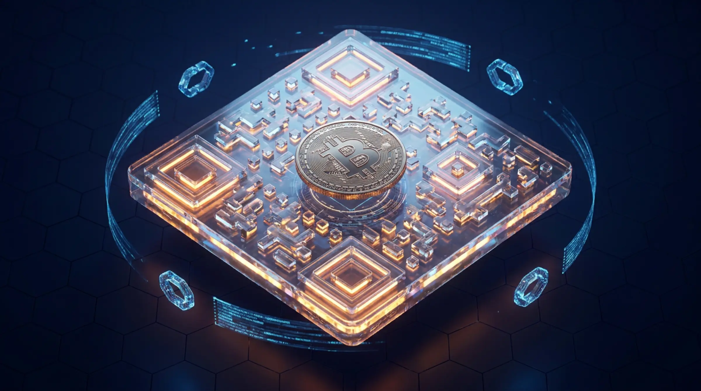 Bitcoin QR code for crypto payments