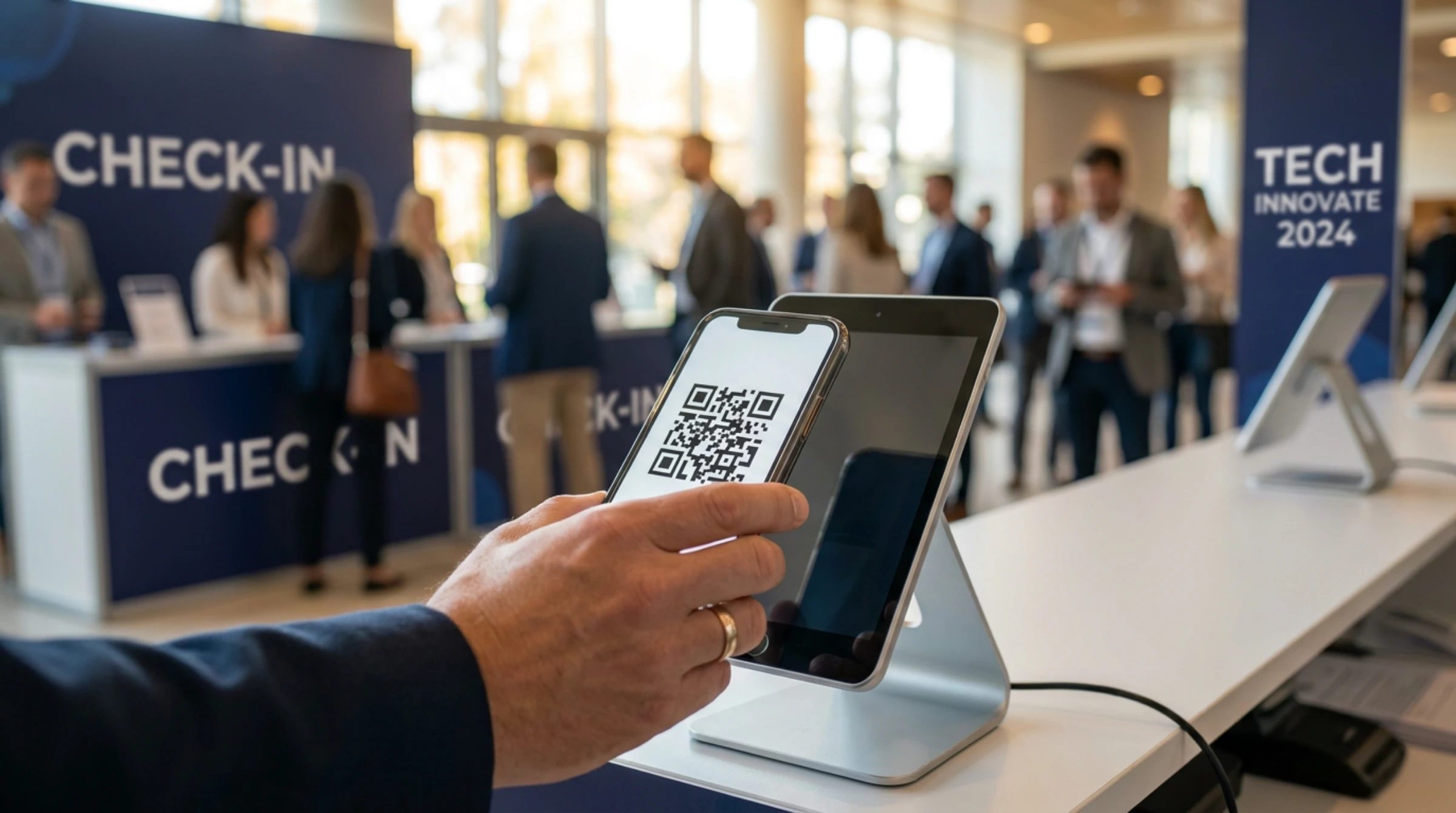 Event QR codes for registrations