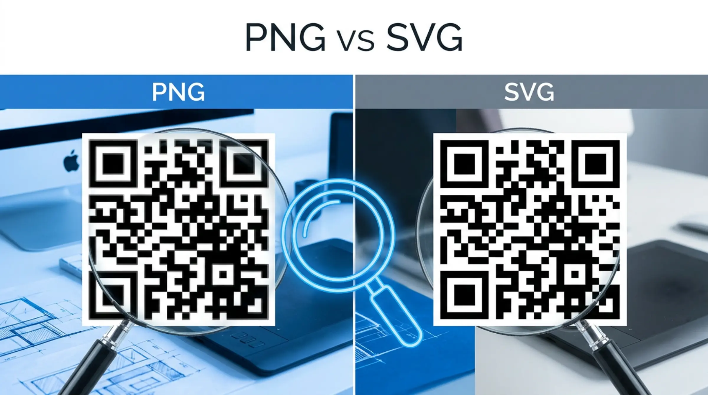 PNG vs SVG QR codes